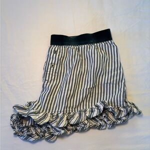 PINK Victoria's Secret Asymmetrical Striped Skirt